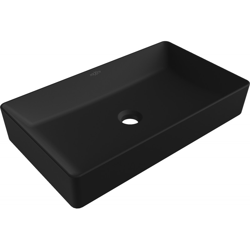 Mexen Nadia umyvadlo na desku 62 x 35 cm, černá mat - 21616085