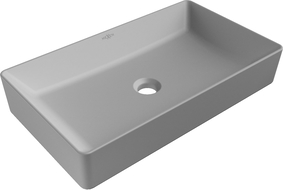 Mexen Nadia umyvadlo na desku 62 x 35 cm, světle šedá mat - 21616061