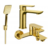 Mexen Alfa R62 souprava vanová, zlatá - 745703R62-50