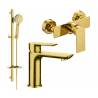 Mexen Alfa DQ40 sprchová sada, zlatá - 745704DQ40-50