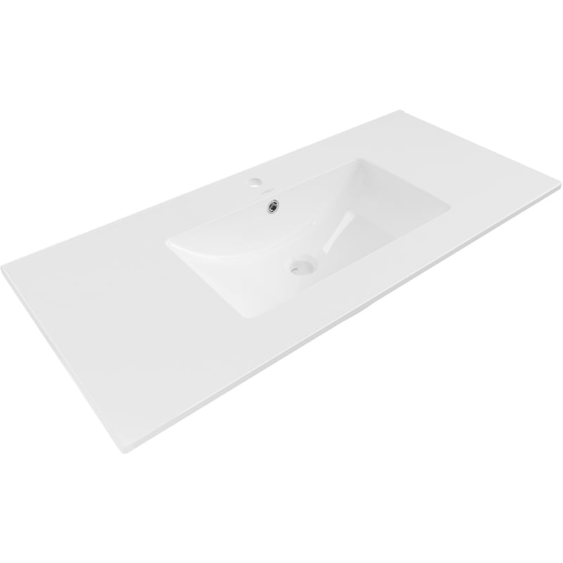 Mexen Atena vestavěné umyvadlo do desky 101 x 46 cm, bílá - 25011000