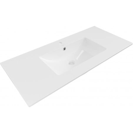 Mexen Atena vestavěné umyvadlo do desky 101 x 46 cm, bílá - 25011000