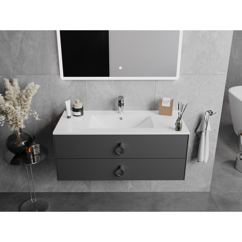Mexen Atena vestavěné umyvadlo do desky 101 x 46 cm, bílá - 25011000