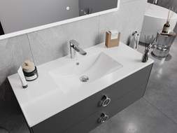 Mexen Atena umyvadlo zapuštěné do desky 101 x 46 cm, bílá - 25011000