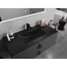 Mexen Atena vestavěné umyvadlo 101 x 46 cm, černý mat - 25011070