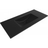 Mexen Atena vestavěné umyvadlo 101 x 46 cm, černý mat - 25011070