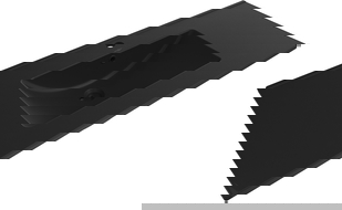 Mexen Atena umyvadlo zapuštěné do desky 101 x 46 cm, černá mat - 25011070