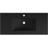 Mexen Atena umyvadlo zapuštěné do desky 101 x 46 cm, černá mat - 25011070