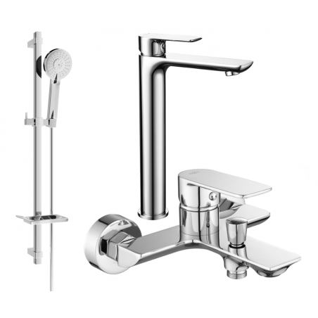 Mexen Alfa DQ40 koupelnová sada, chrom - 745713DQ40-00