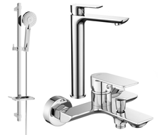 Mexen Alfa DQ40 koupelnová sada, chrom - 745713DQ40-00