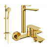 Mexen Alfa DQ40 sada na vanu, zlatá - 745713DQ40-50