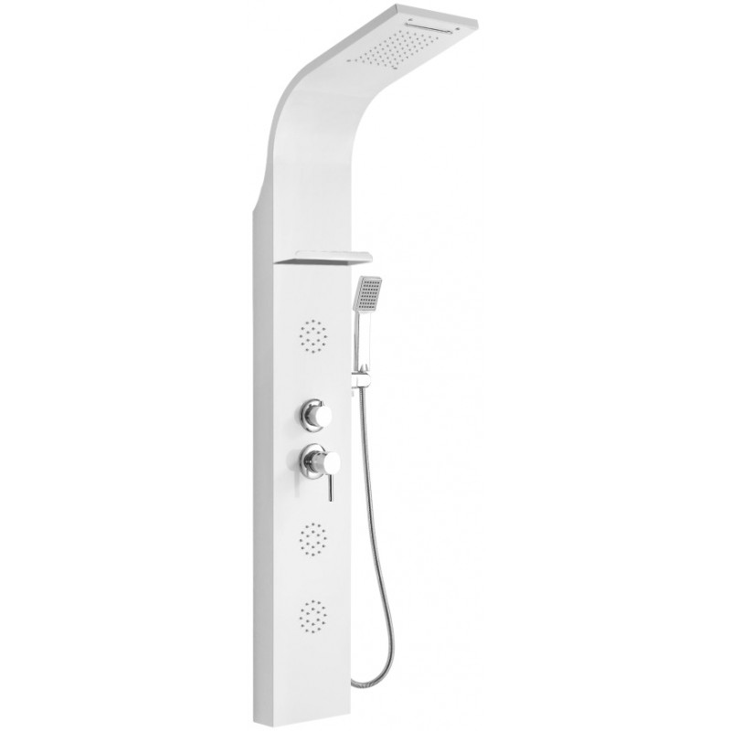 Mexen Borg sprchový panel, bílý - 7615-03-20