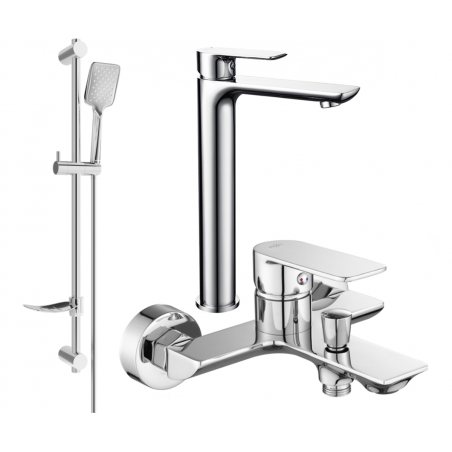 Mexen Alfa DF62 vanová sada, chrom - 745713DF62-00