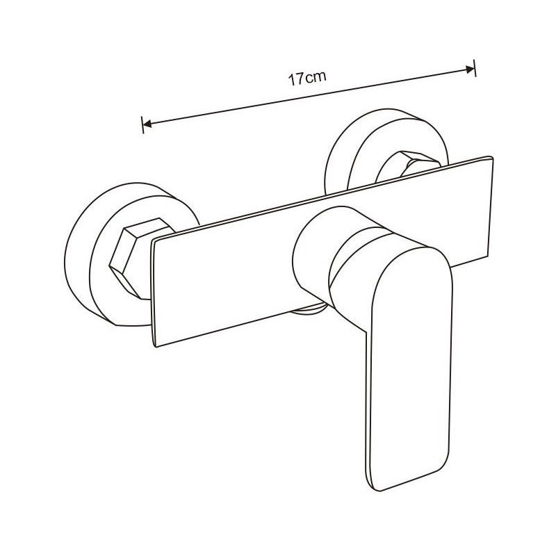 Mexen Alfa DQ40 sprchová sada, chrom - 745714DQ40-00