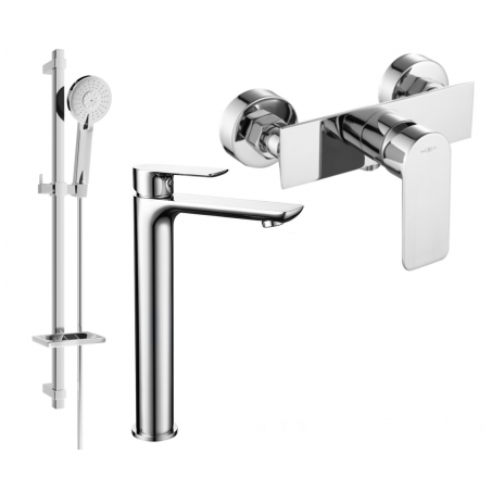Mexen Alfa DQ40 sprchová sada, chrom - 745714DQ40-00