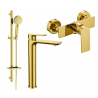 Mexen Alfa DQ40 sprchová sada, zlatá - 745714DQ40-50