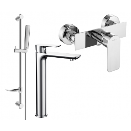 Mexen Alfa DF72 sprchová sada, chrom - 745714DF72-00