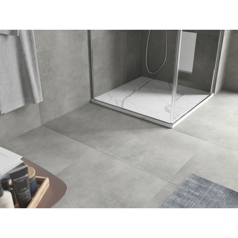 Mexen Hugo čtvercová sprchová vanička SMC 90 x 90 cm, bílý kámen - 42159090