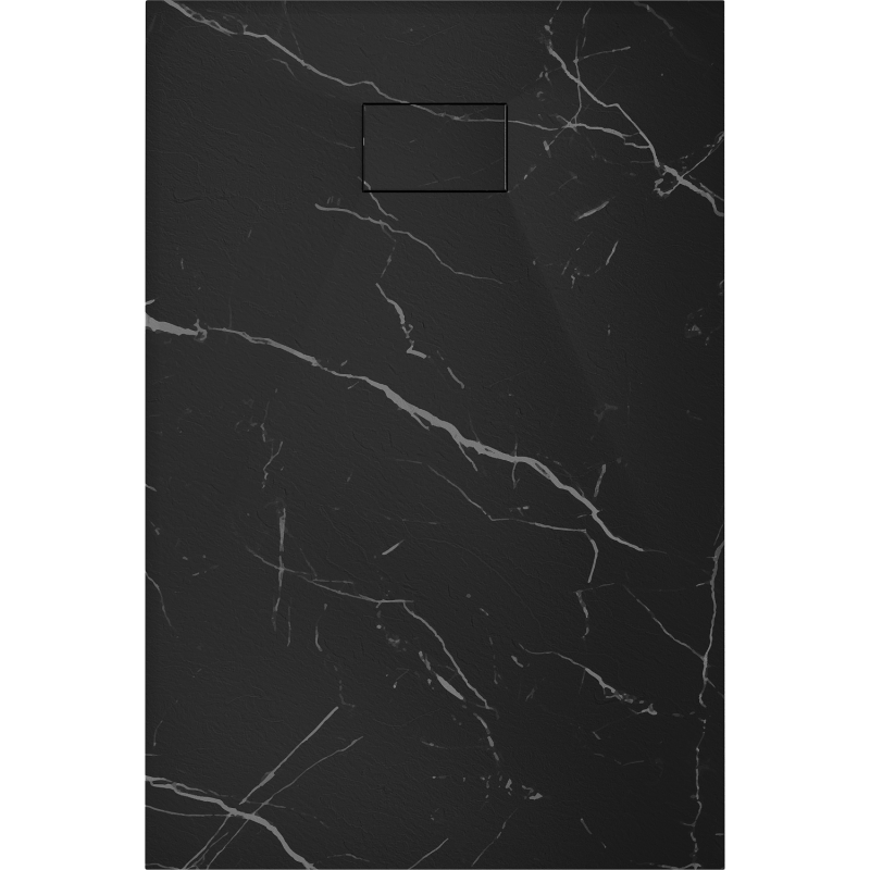 Mexen Hugo obdélníkový sprchový kout SMC 120 x 80 cm, černý kámen - 42758012