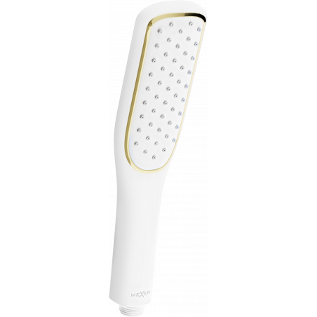 Mexen R-49 sprchová hlavice 1-funkční, bílá/zlatá - 79549-25