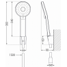 Mexen Alfa R40 vanová sada, chrom - 745713R40-00