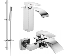 Mexen Aries DQ77 set do koupelny, chrom - 744803DQ77-00