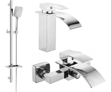 Mexen Aries DQ62, vanová sada, chrom - 744803DQ62-00