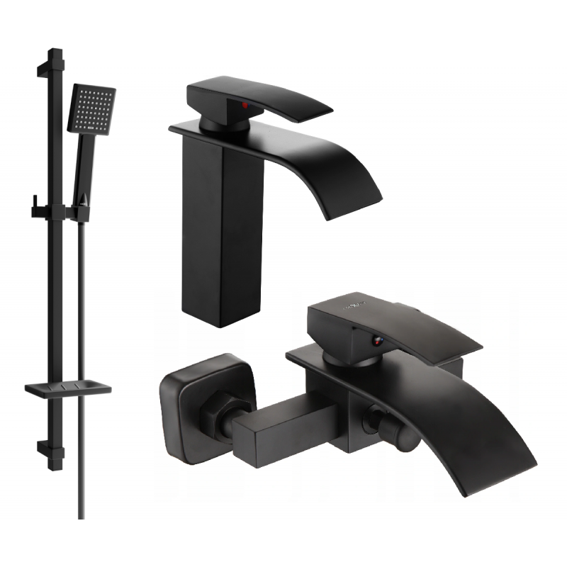 Mexen Aries DQ45 vanová sada, černá - 744803DQ45-70