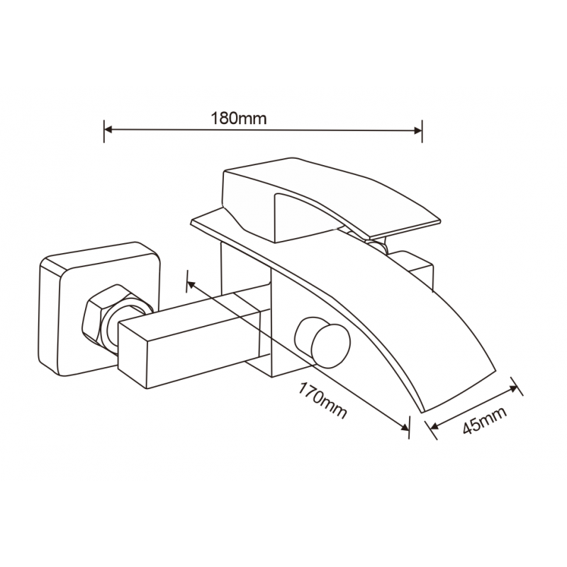 Mexen Aries DQ77 vanová sada, zlatá - 744813DQ77-50