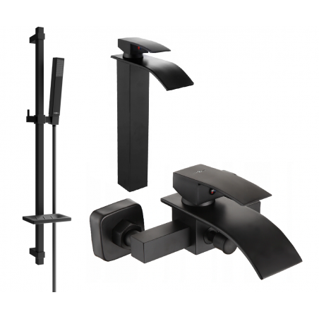 Mexen Aries DQ77 vanová sada, černá - 744813DQ77-70