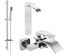 Mexen Aries DQ77 koupelnová sada, chrom - 744813DQ77-00