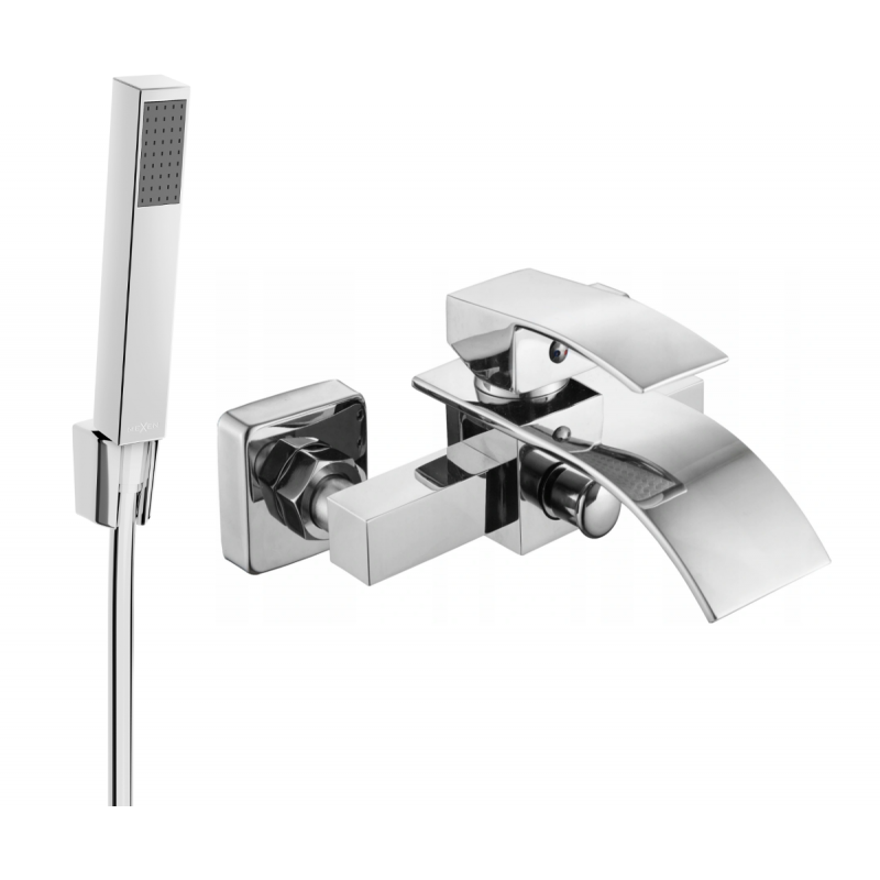 Mexen Aries R77 vanová baterie se sprchovým setem, chrom - 74483R77-00