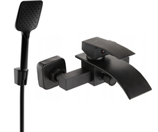 Mexen Aries R62 vanová baterie s sprchovým setem, černá - 74483R62-70