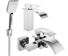 Mexen Aries R62 sada v dostřihu, chrom - 744803R62-00