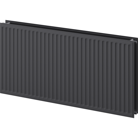 Mexen CH20 Hygienický deskový radiátor 300 x 1600 mm, boční připojení, 1018 W, antracit - W420H-030-160-66