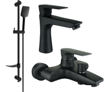 Mexen Axel DF62 koupelnový set, černý - 73803DF62-70