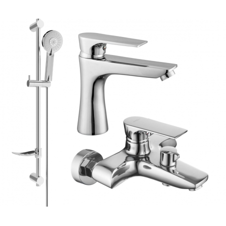 Mexen Axel DF40 vanová souprava, chrom - 73803DF40-00