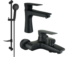 Mexen Axel DF40 koupelnová sada, černá - 73803DF40-70