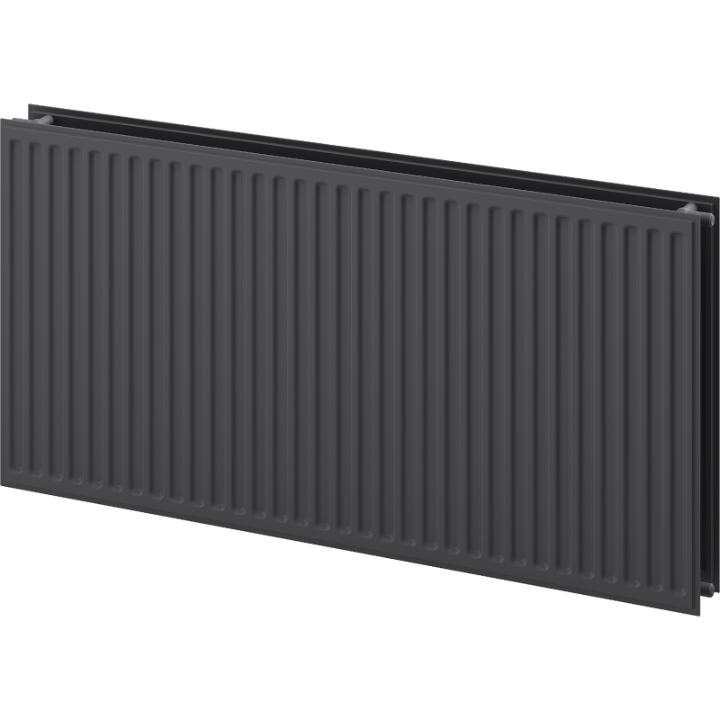 Mexen CH20 Hygienický deskový radiátor 500 x 3000 mm, boční připojení, 2842 W, antracit - W420H-050-300-66