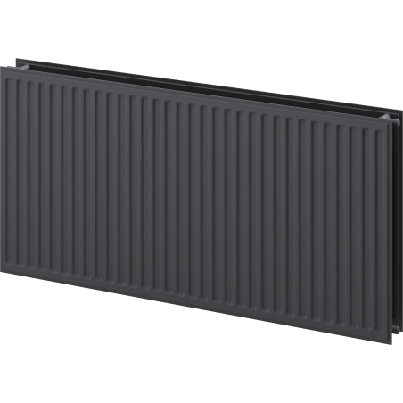 Mexen CH20 Hygienický deskový radiátor 600 x 2400 mm, boční připojení, 2638 W, antracit - W420H-060-240-66