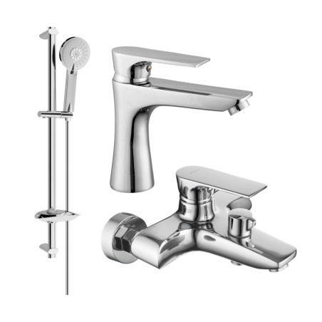 Mexen Axel DB40 vanová sada, chrom - 73803DB40-00