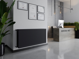 Mexen CH30 Hygiene radiátor deskový 300 x 400 mm, boční připojení, 349 W, antracit - W430H-030-040-66