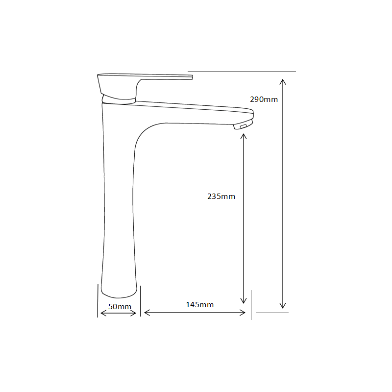 Mexen Axel DF62 vanová sada, chrom - 73813DF62-00