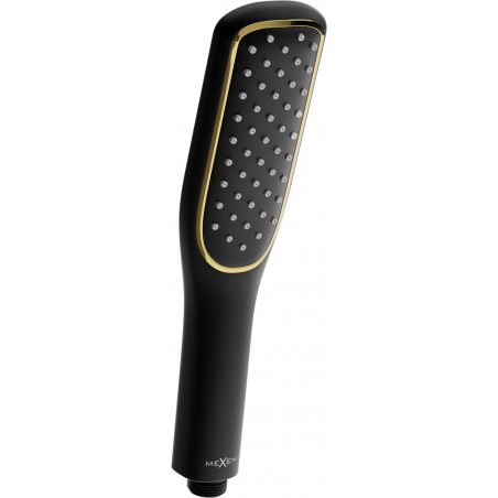 Mexen R-49 sprchová hlavice 1-funkční, černá/zlatá - 79549-75