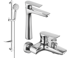 Mexen Axel DF40 sada vanových baterií, chrom - 73813DF40-00