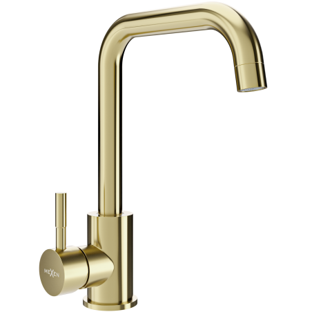 Mexen Modena kuchyňská baterie, zlatá kartáčovaná - 671900-55
