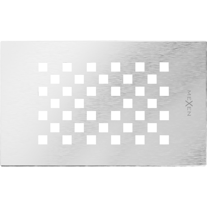 Mexen Hugo kryt do sprchové vaničky, inox - 42910001