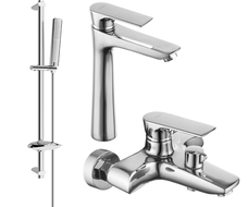 Mexen Axel DB72 vanová sada, chrom - 73813DB72-00