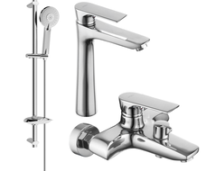 Mexen Axel DB40 sada na vanu, chrom - 73813DB40-00