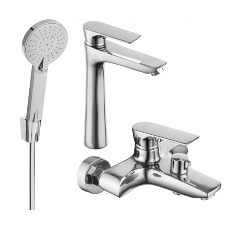 Mexen Axel R40 sada vanových baterií, chrom - 73813R40-00